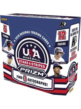 2026 Stars & Stripes Prizm Baseball H2 Box - Collectible Trading Cards